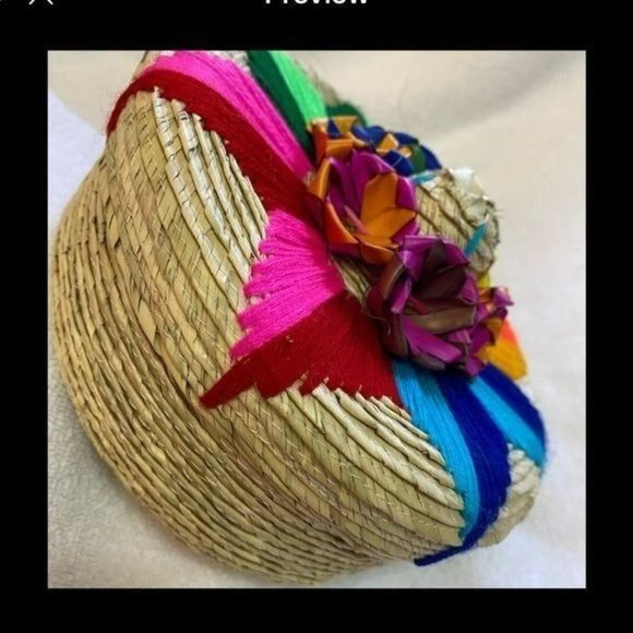 Tortillera Multicolors  Hand Made Small - Picture 6 of 6